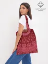 Шоппер база / Красно-розовый калейдоскоп