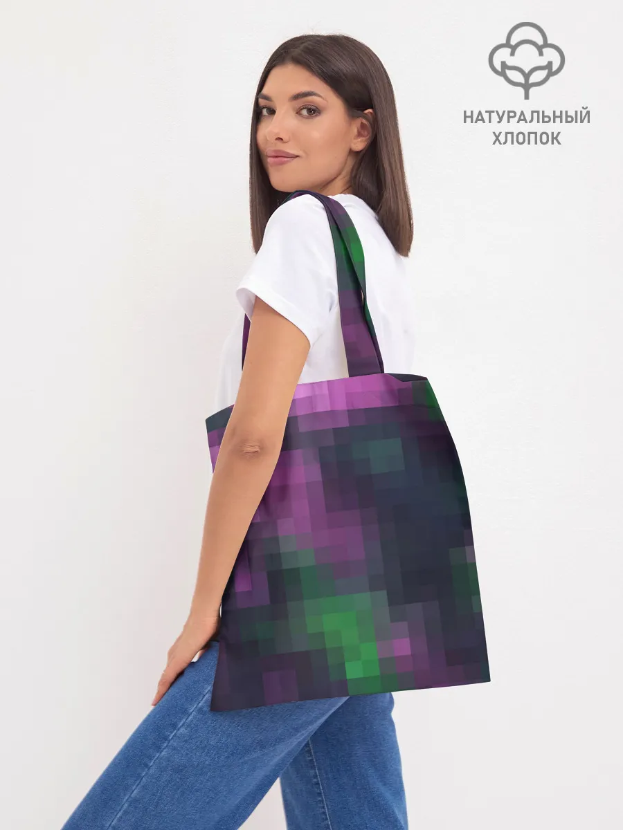 Шоппер база / Разноцветный геометрический уз