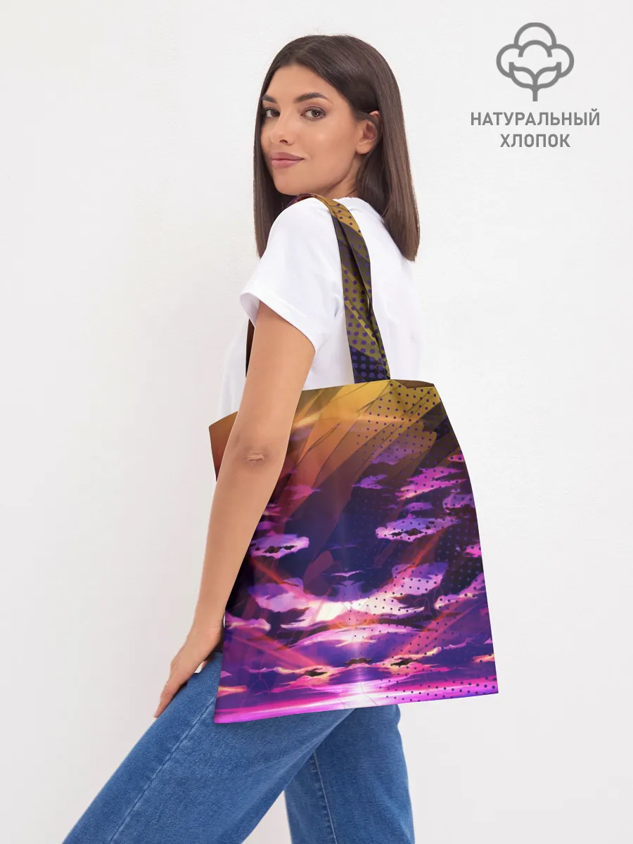 Шоппер база / Закат. Облака