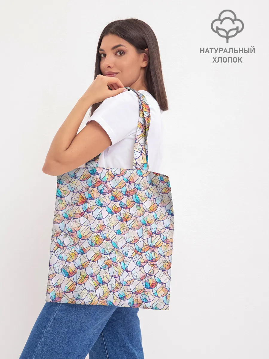 Шоппер база / Разноцветная чешуя
