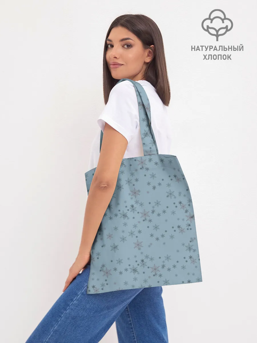 Шоппер база / Зима снежинки