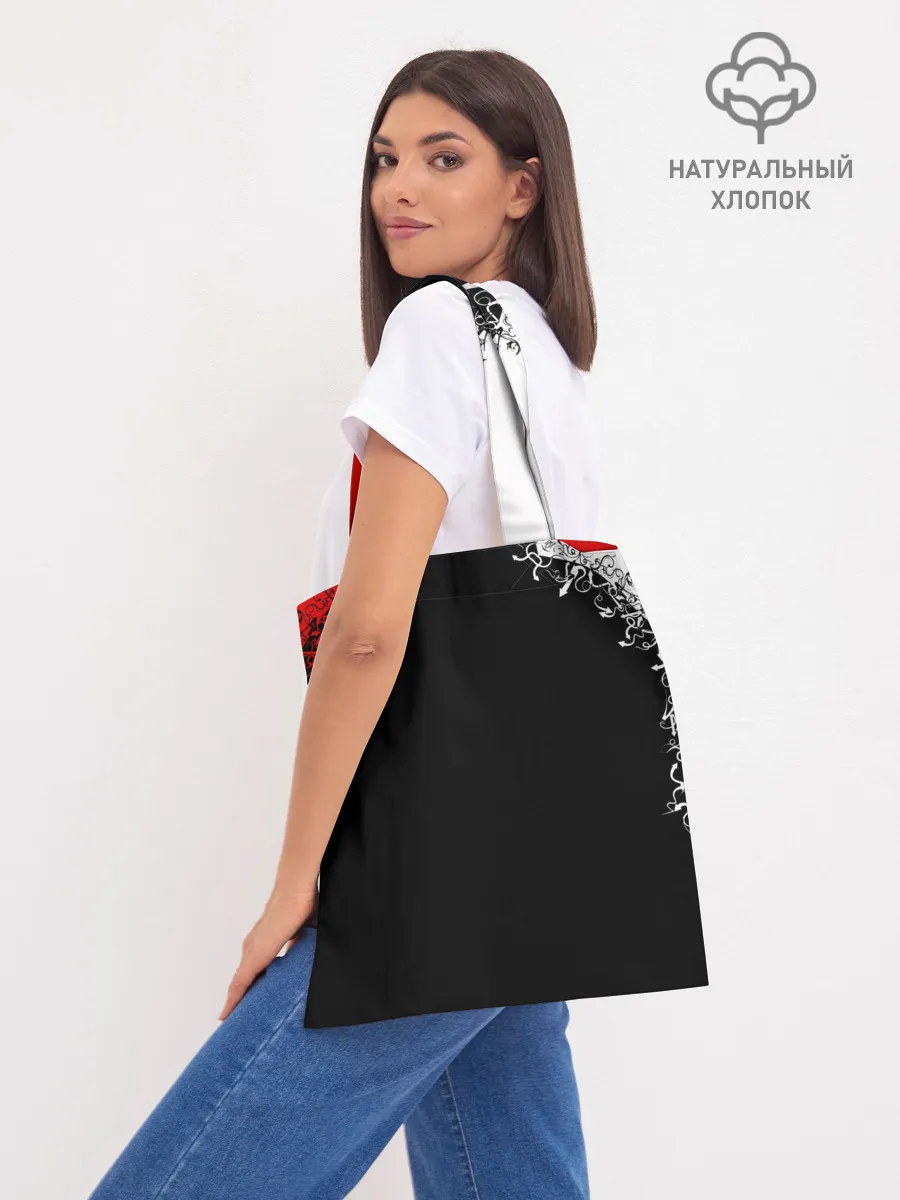 Шоппер база / Red White Skull - Череп