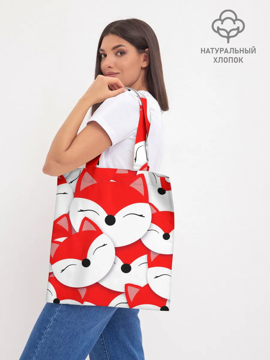 Шоппер база / Лисёнок принт
