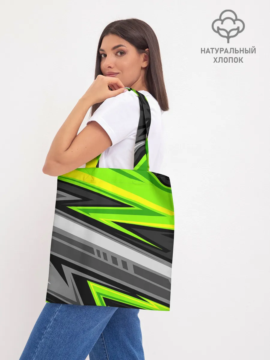 Шоппер база / Зеленые линии