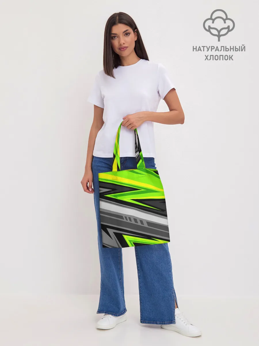 Шоппер база / Зеленые линии