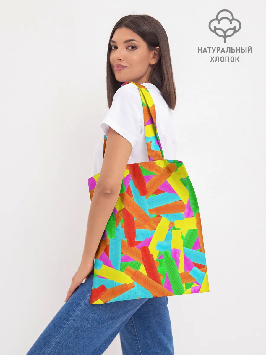 Шоппер база / Фон Цветные трубки Pop Tubes, Поп тубус