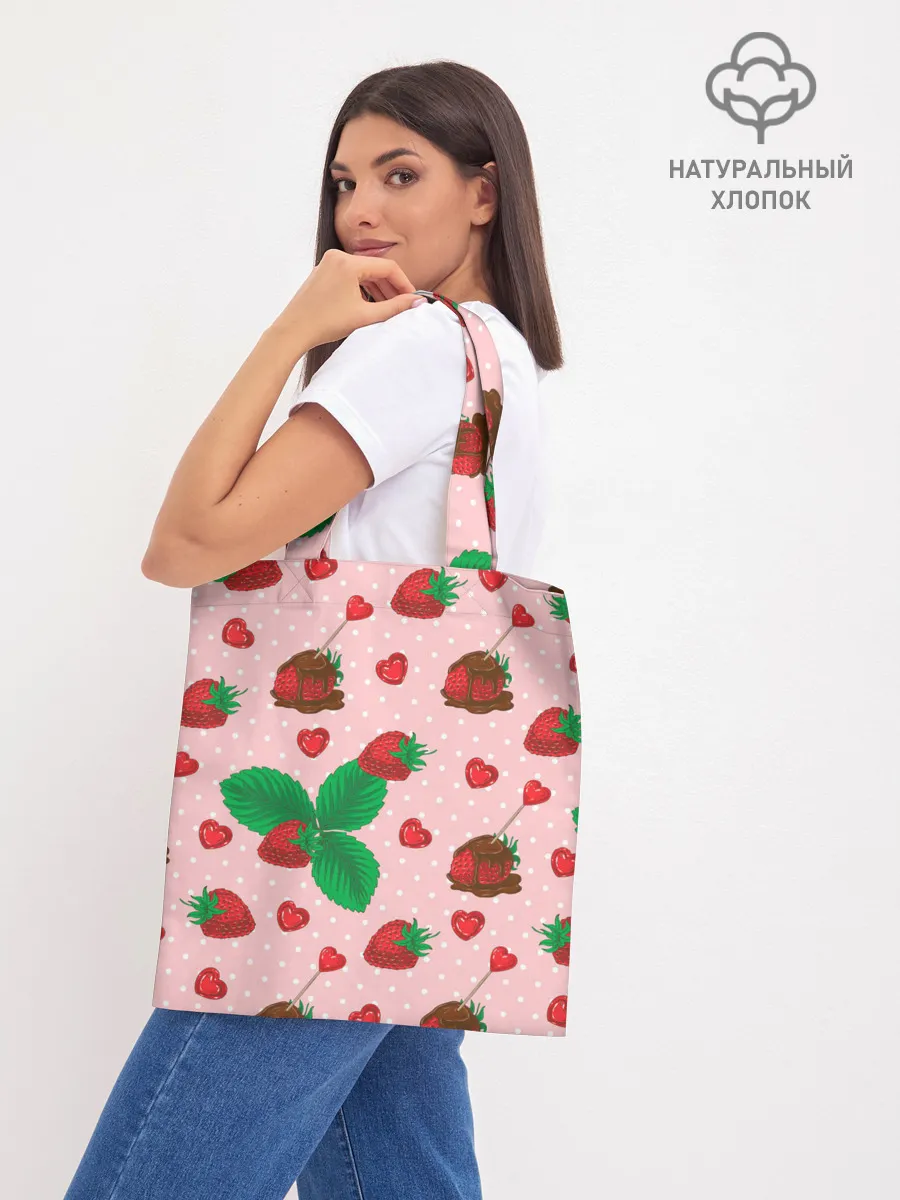 Шоппер база / Клубника в шоколаде