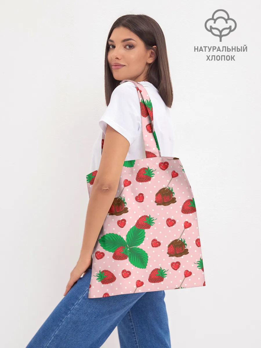 Шоппер база / Клубника в шоколаде