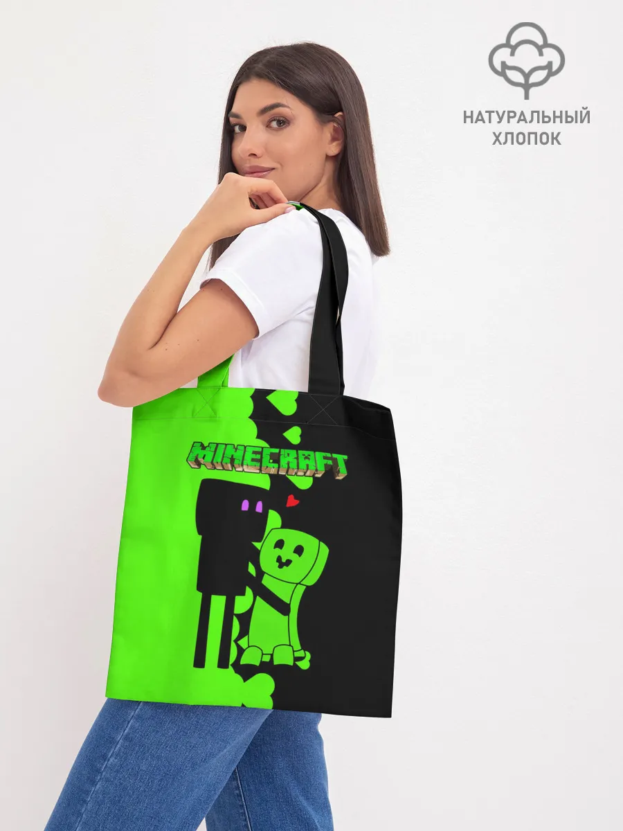 Шоппер база / Любовь Эндермена и Крипера Майнкрафт