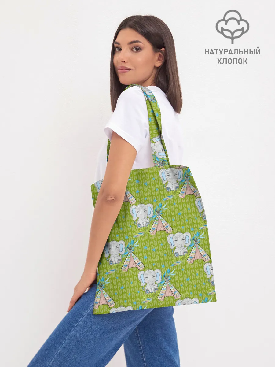 Шоппер база / Слоник и вигвам