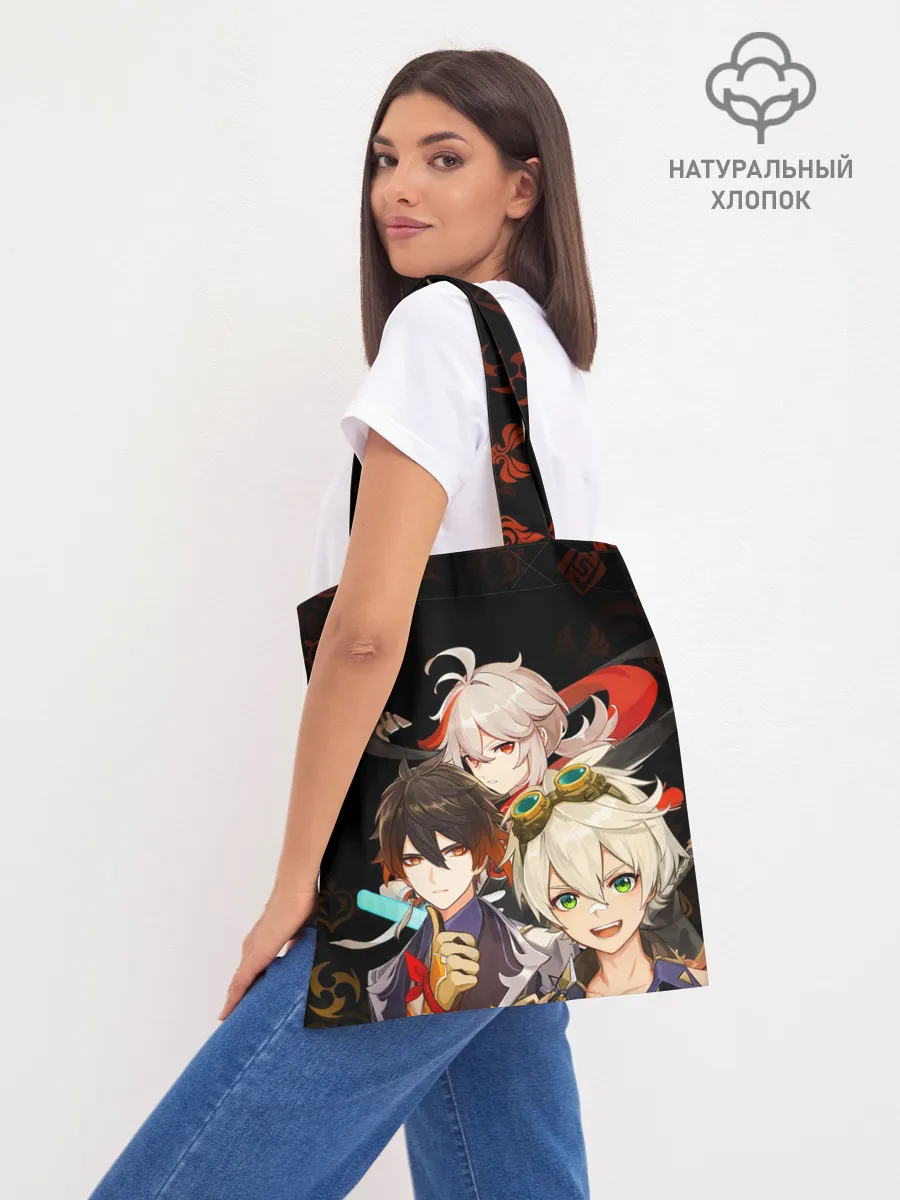 Шоппер база / Genshin Impact: Беннет, Чжун Ли, Кадзуха