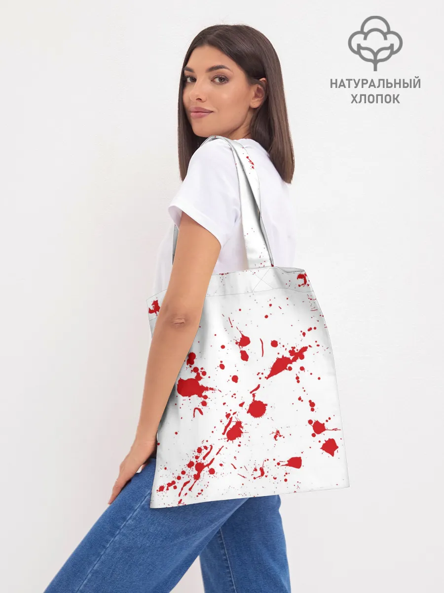 Шоппер база / Dexter logo Декстер брызги крови