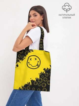 Шоппер база / Nirvana Smile | Нирвана Рваный Паттерн