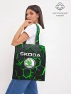 Шоппер база / Skoda 3D плиты с подсветкой