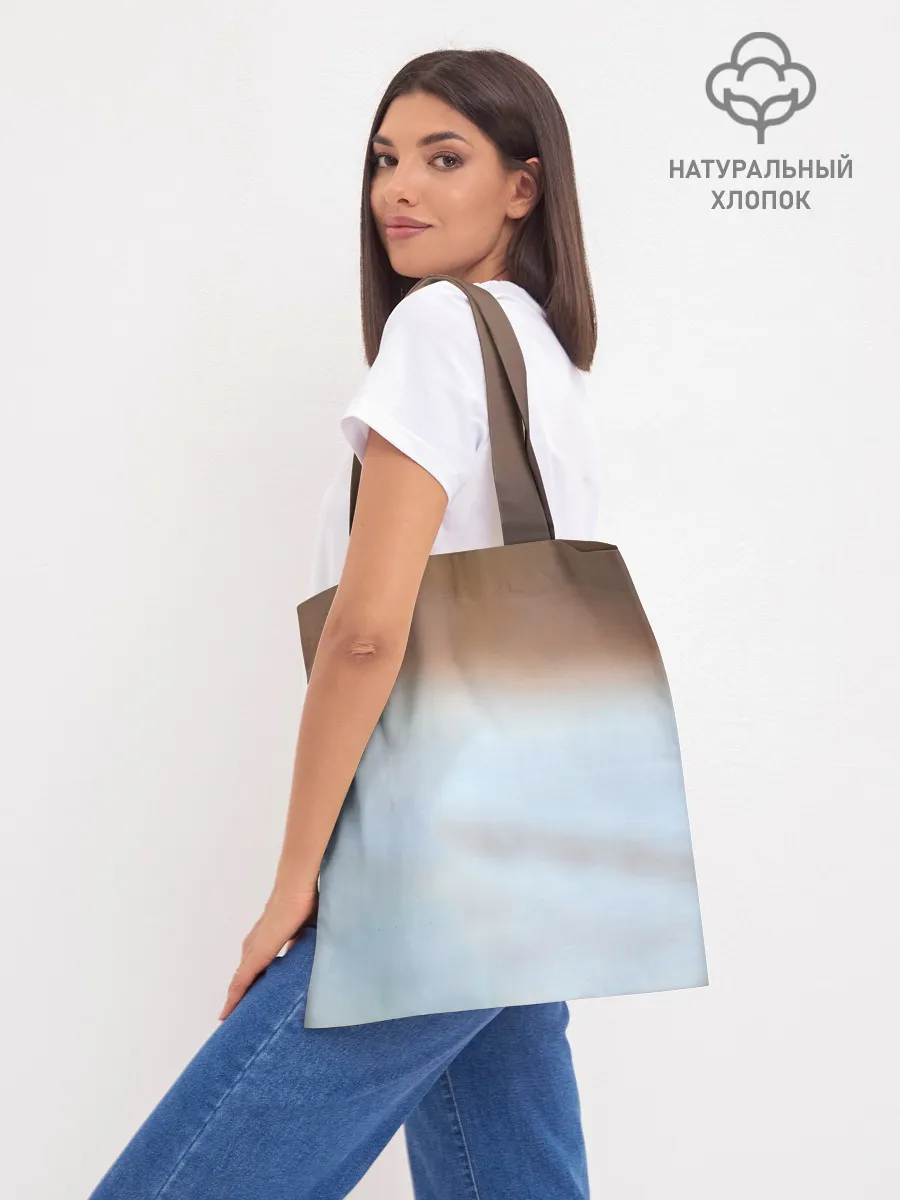 Шоппер база / Медведь с рыбой во рту