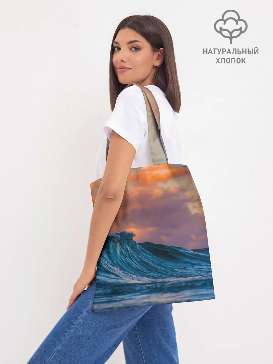 Шоппер база / Закат над волной