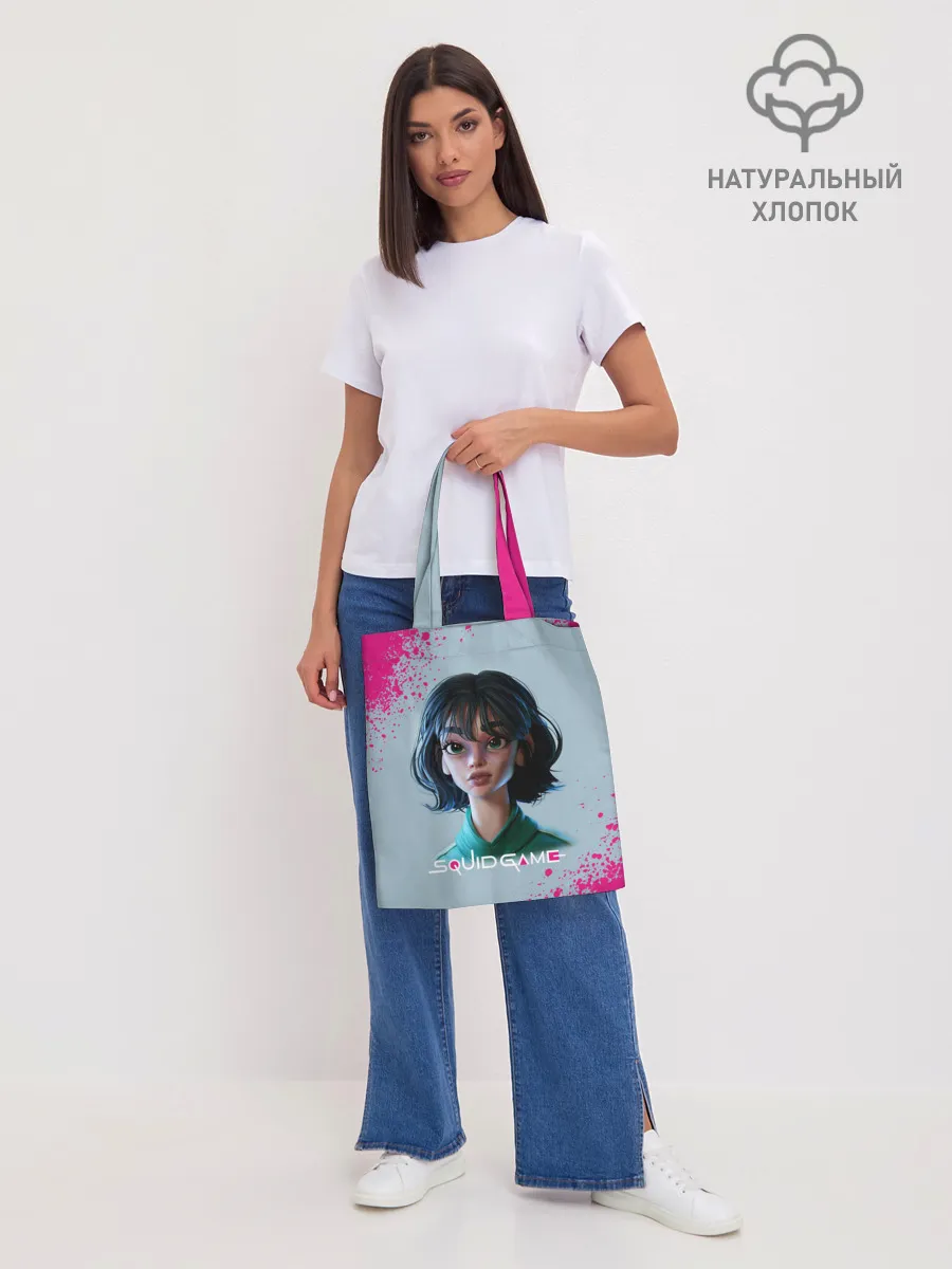 Шоппер база / 067 | Розовые брызги