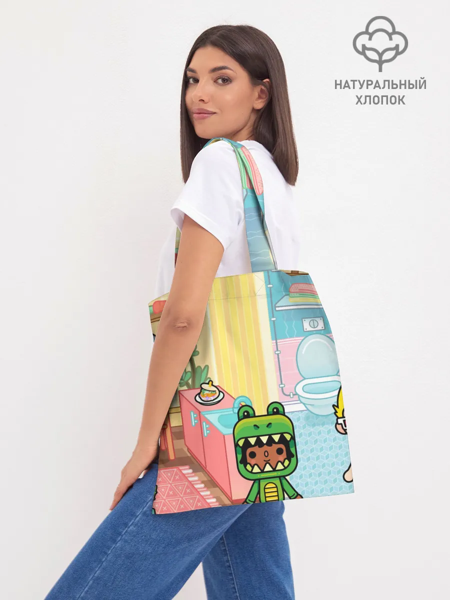 Шоппер база / Toca Boca | Тока бока костюм крокодила