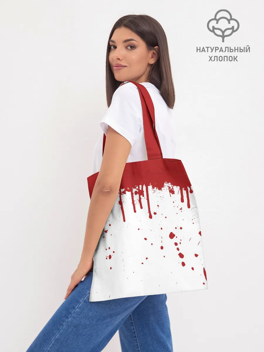 Шоппер база / ИГРА В КАЛЬМАРА ПЕРСОНАЖ 456 КРОВЬ