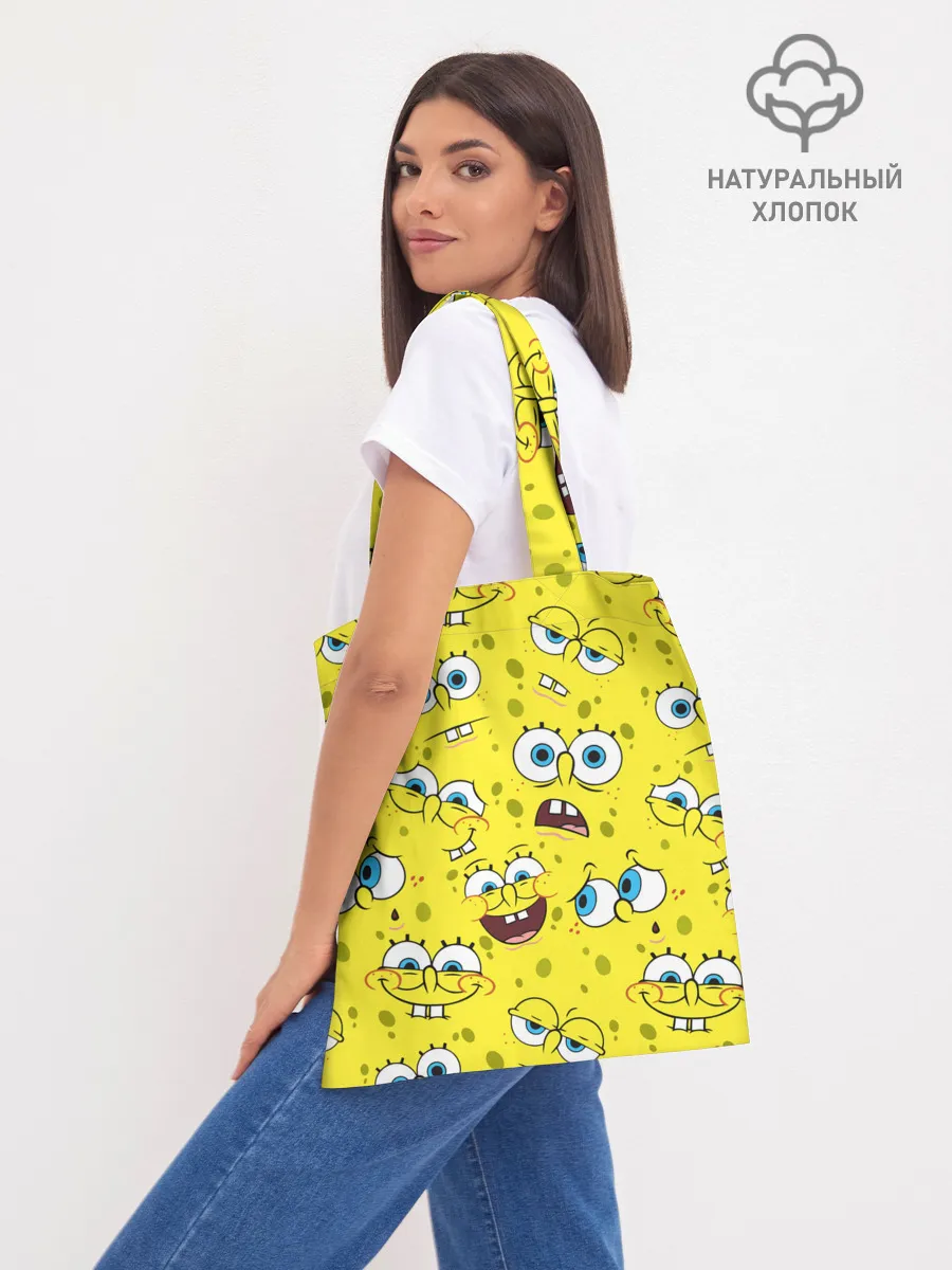 Шоппер база / Губка Боб / SpongeBob pattern