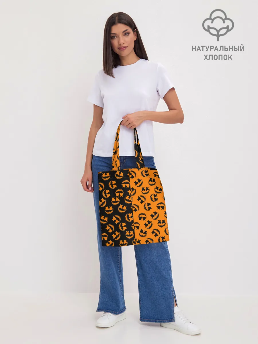 Шоппер база / УЛЫБКА ТЫКВЫ / ХЕЛЛОУИН