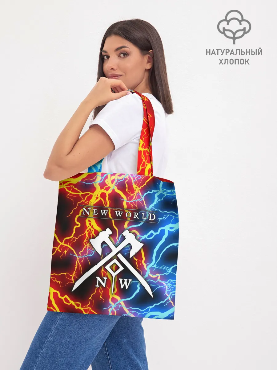 Шоппер база / NEW WORLD / НЬЮ ВОРЛД / МОЛНИИ