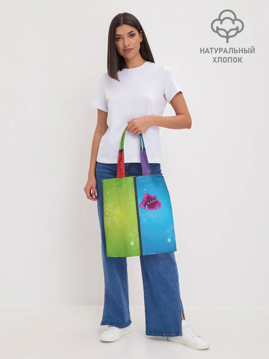 Шоппер база / Цветное рождество Snowflake