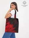 Шоппер база / ЧЁРНО КРАСНЫЕ КРАСКИ | RED BLACK STRIPES