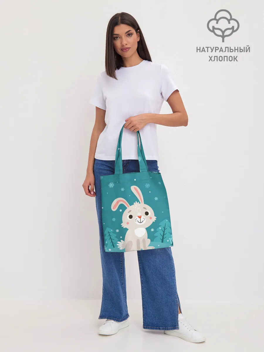 Шоппер база / Новогодний зайчик