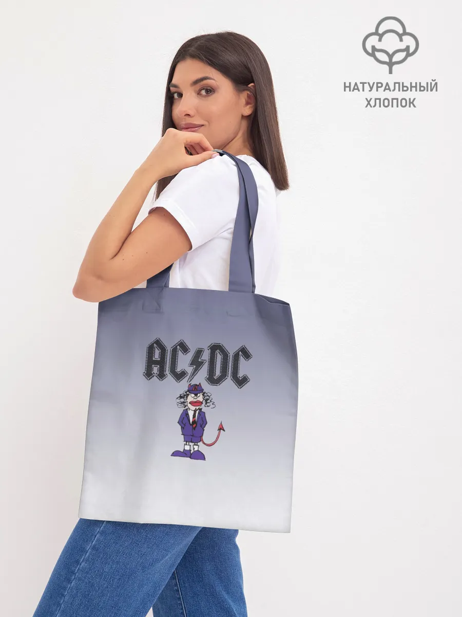 Шоппер база / Ангус Янг чертик AC/DC