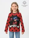 Детский лонгслив хлопок / Леди Баг RedCostume