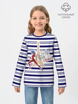 Детский лонгслив хлопок / Леди Баг шарм