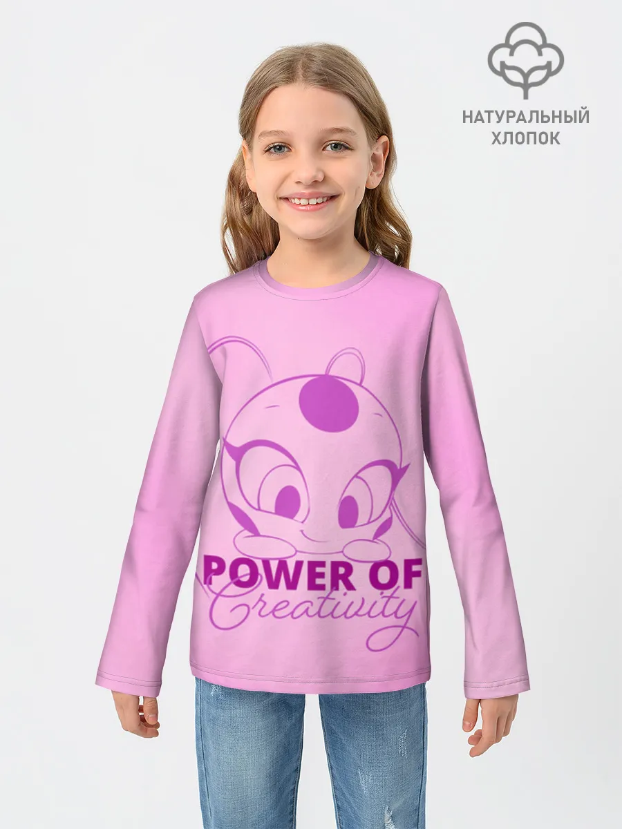 Детский лонгслив хлопок / Tikki Power