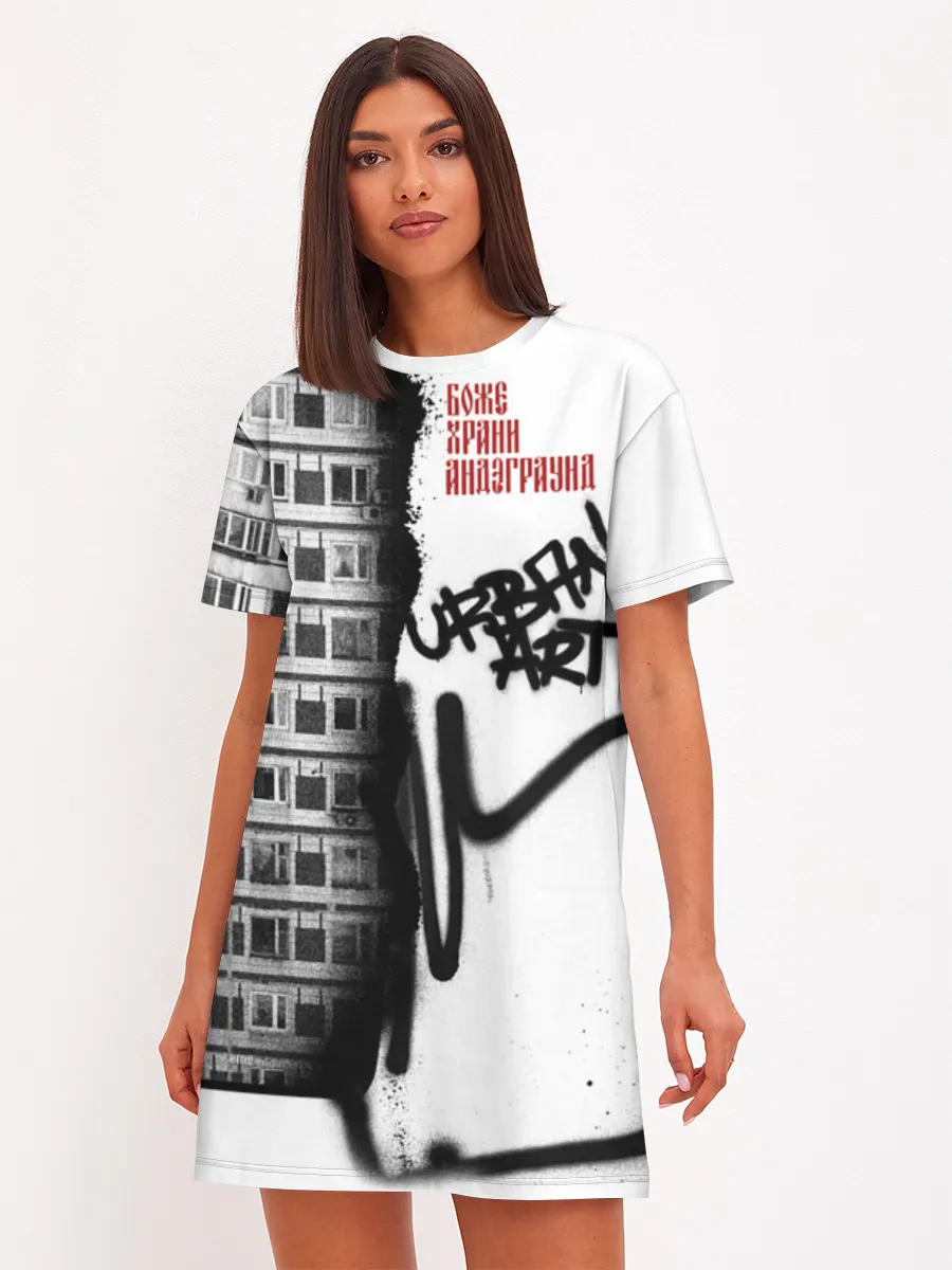 Женское платье хлопок / Андеграунд