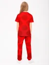 Детская пижама с брюками хлопок / P052_LBRedBig