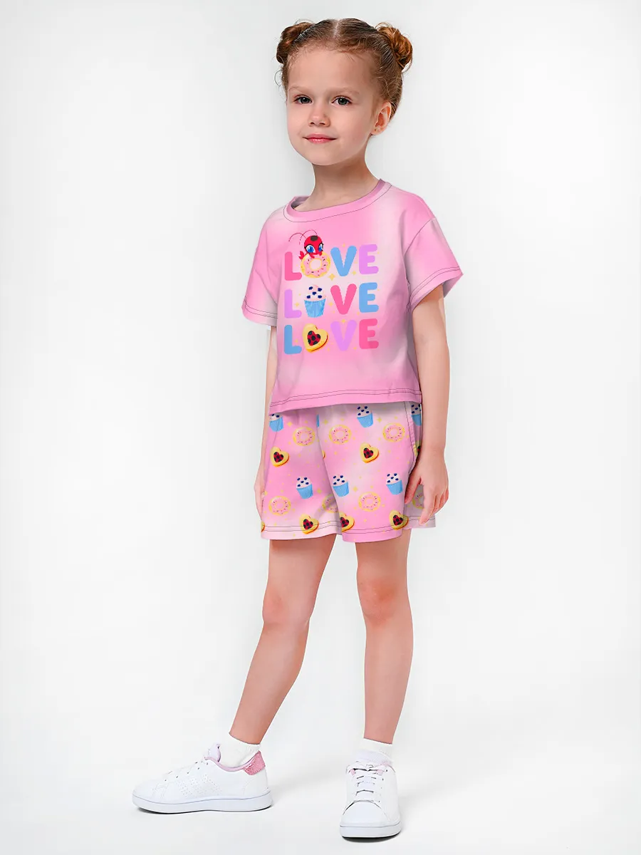 Девочкина пижама с шортами / GPJS_LBCookieLove