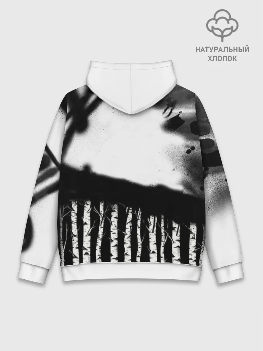 Худи мужской база хлопок / Русское граффити