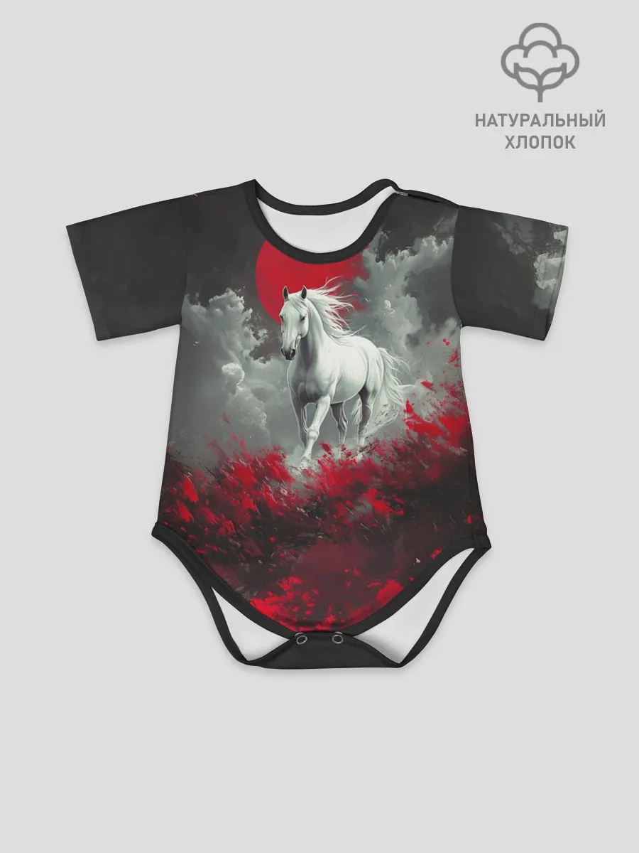 Боди для малышей / Лошадь угли