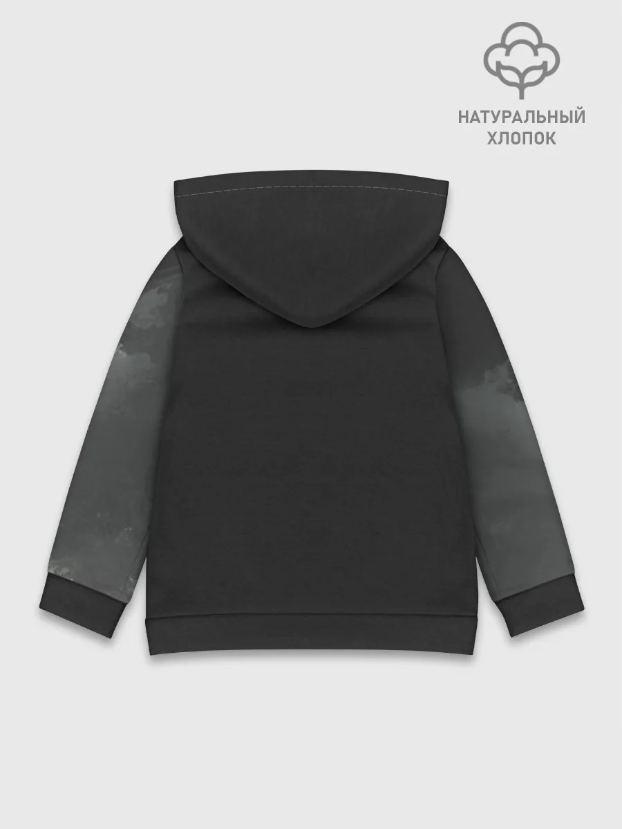 Детское худи хлопок / Лошадь угли