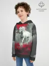 Детское худи хлопок / Лошадь угли
