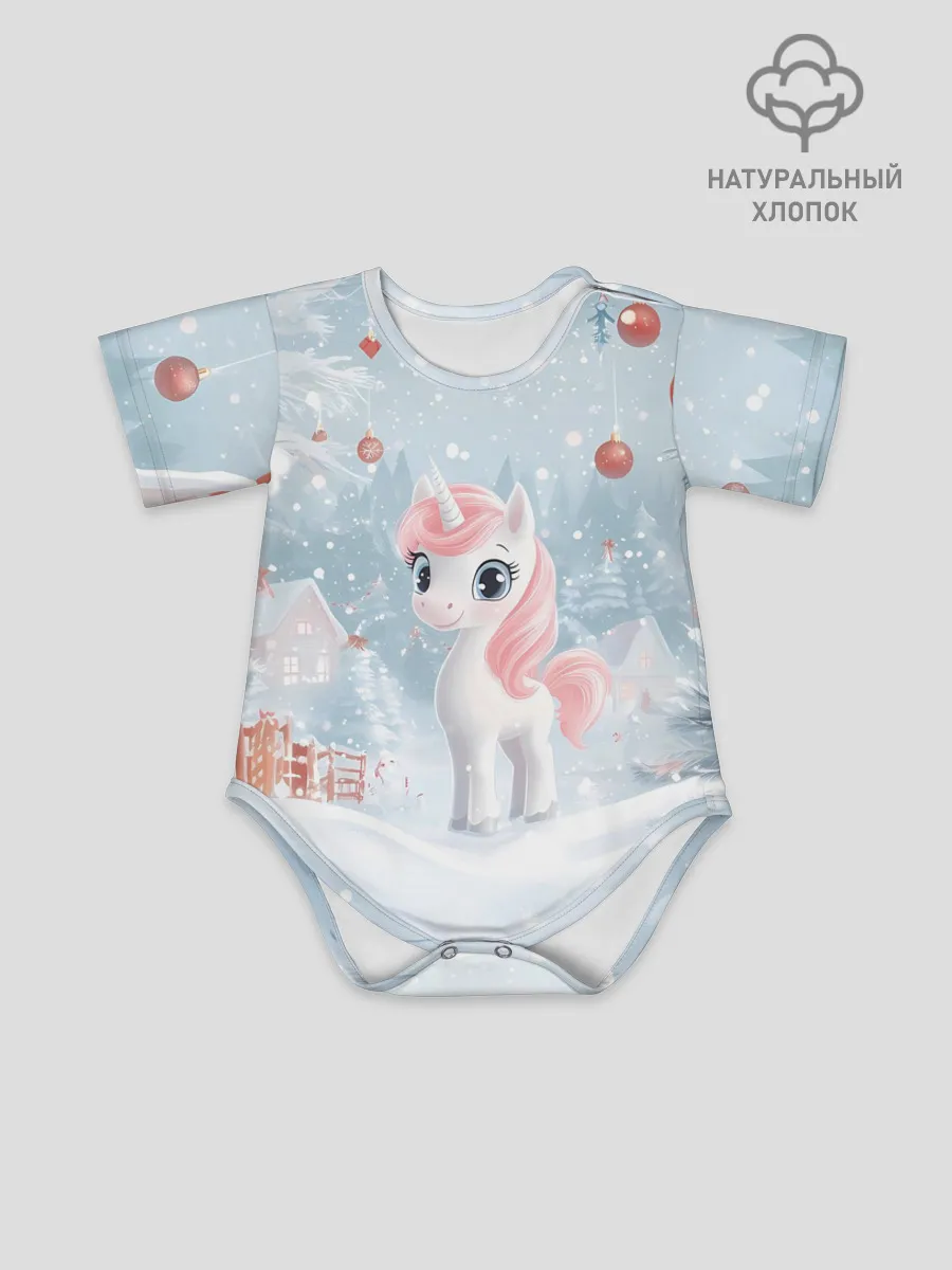 Боди для малышей / Пони Новый год