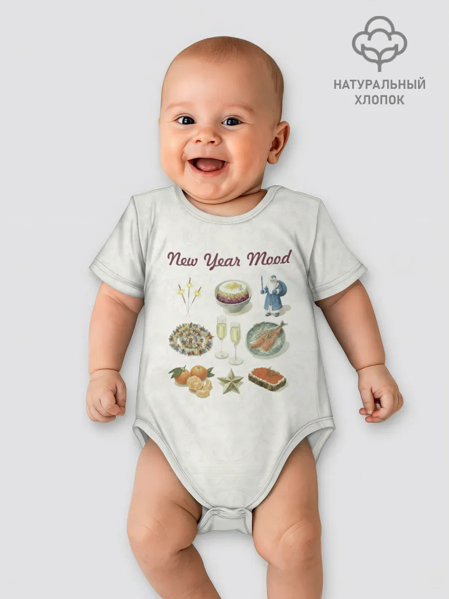 Боди для малышей / Новогодний коллаж