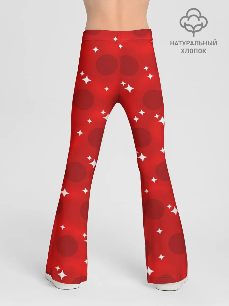 Леггинсы-клеш для девочек / Леди Баг Red Star