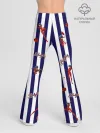 Леггинсы-клеш для девочек / Леди Баг Strips Blue