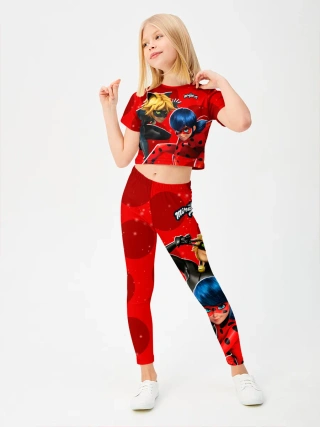 Дев.спорт.костюм с леггинсами / Леди Баг BugCat