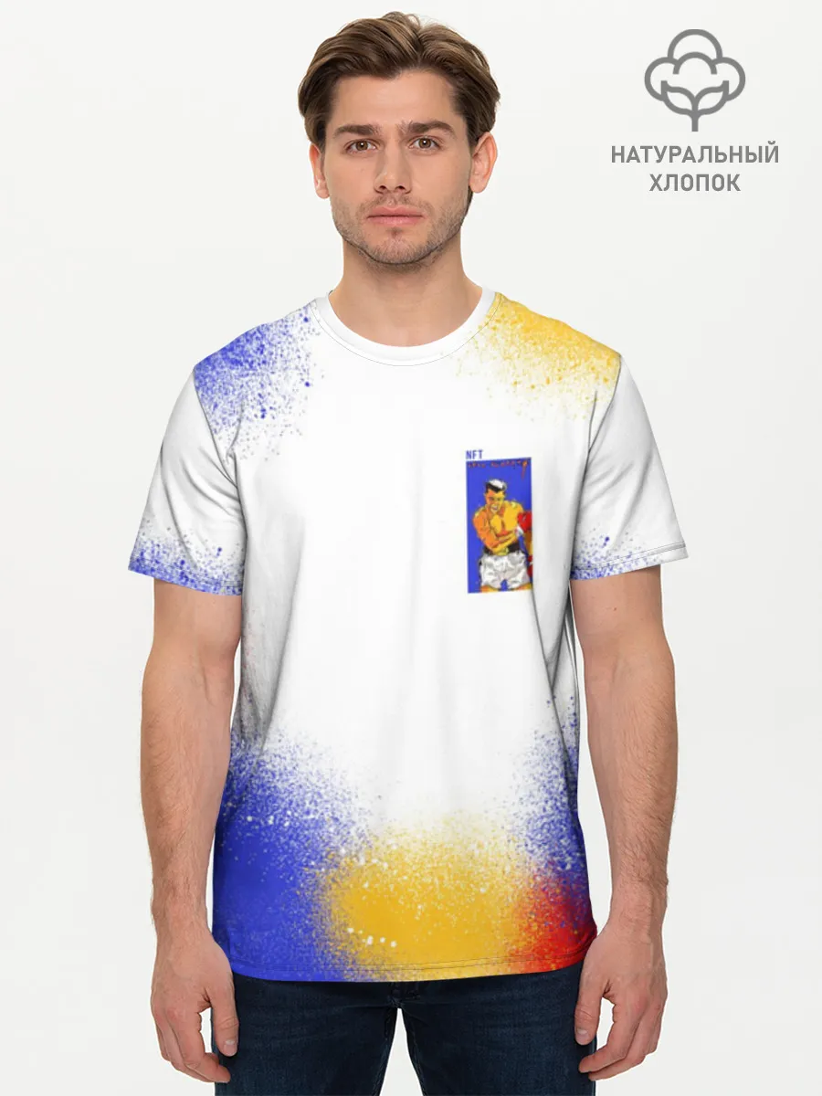 Мужская базовая футболка хлопок / BoxingSpray