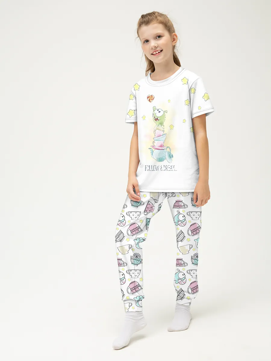 Детская пижама с брюками хлопок / P030_OmStar