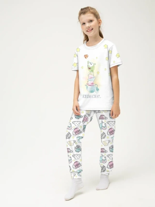 Детская пижама с брюками хлопок / Ам Ням Star