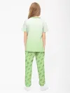 Детская пижама с брюками хлопок / P030_OmIceCreamGreen