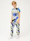 Детская пижама с брюками хлопок / Ам Ням Dye Blue